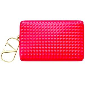 Valentino Beauty Red Studded cosmetic bag